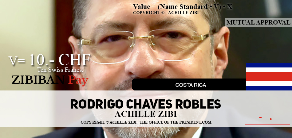 ACHILLE ZIBI - THE OFFICE OF THE PRESIDENT - RODRIGO CHAVES ROBLES