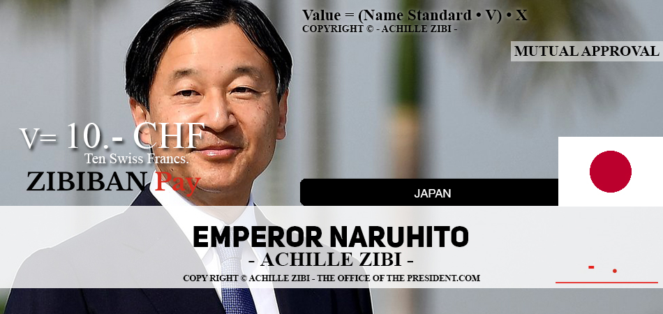 ACHILLE ZIBI - THE OFFICE OF THE PRESIDENT - EMPEROR NARUHITO