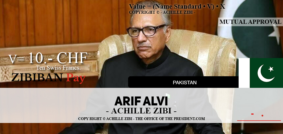ACHILLE ZIBI - THE OFFICE OF THE PRESIDENT - ARIF ALVI