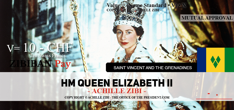 ACHILLE ZIBI - THE OFFICE OF THE PRESIDENT - HM QUEEN ELIZABETH II