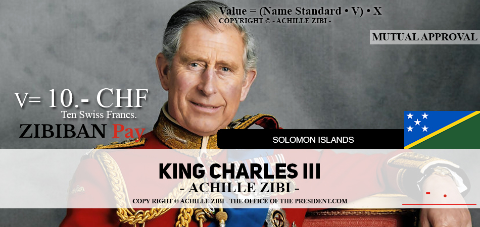 ACHILLE ZIBI - THE OFFICE OF THE PRESIDENT - KING CHARLES III
