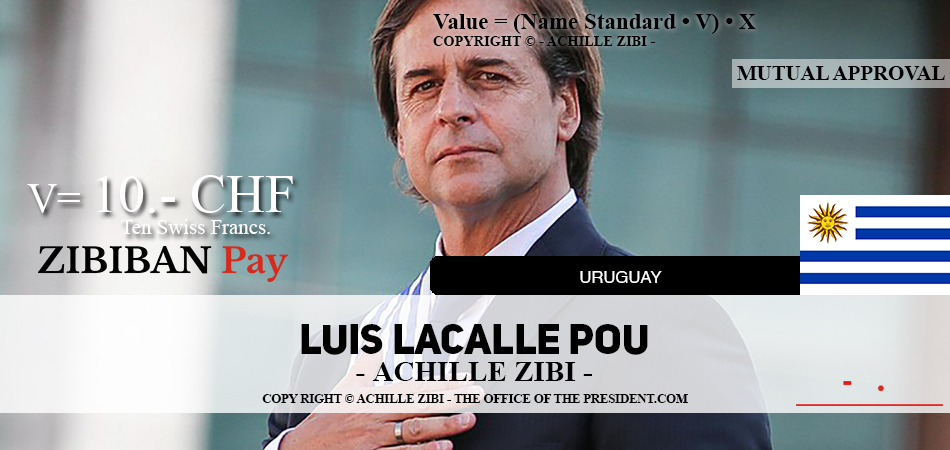 ACHILLE ZIBI - THE OFFICE OF THE PRESIDENT - LUIS LACALLE POU